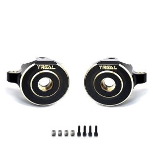 Treal Axial SCX24 Brass Front Steering Knuckles 18g for SCX24 (Type B)