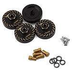 Treal Hobby Axial SCX24 Type B Brass Extended Wheel Hubs (4) (+5mm)