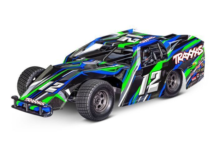 1/10 Dirt Oval Slash Modified BL-2s Green - 104354-74-slash-mudboss-3qtr-front-grn1 1/10 Dirt Oval Slash Modified BL-2s Green