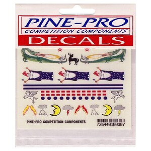 Pinepro Car Derby Mini Decal 3 by 4-Inch Fantasy