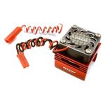 Integy Super Brushless Motor Heatsink+Cooling Fan for Traxxas 1/16 S C23141RED