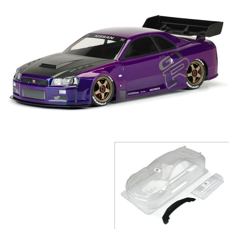 Pro-Line 1/7 2002 Nissan Skyline GT-R - PRO158400 - Body (Clear)