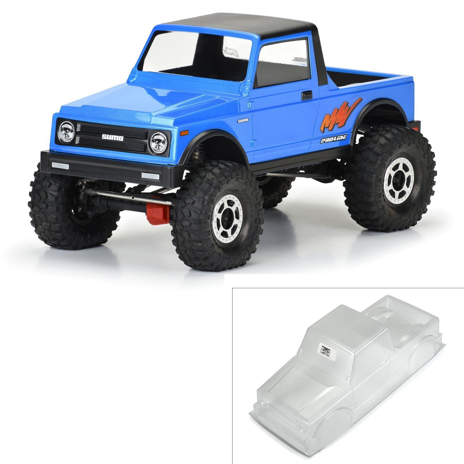 Pro-Line 1/10 Sumo L 12.3 Wheelbase Crawlers - PRO360900 - Body (Clear)