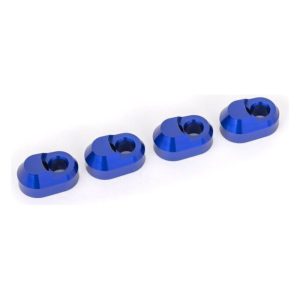 Traxxas T6 Aluminum Suspension Pin Retainer 4-Pack - Blue TRA7743-BLUE