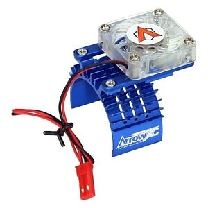 PowerHobby Aluminum Motor Cooling Heat Sink Fan FOR Traxxas Slash Stampede Rustler ARC1004-Blue