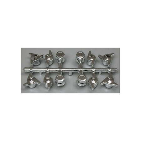 Pegasus Hobbies 1/10 Chrome Knockoffs Set of 12 PGHC3003