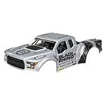 Losi Black Rhino Wheels Ford Raptor Set: Baja Rey Body Pre-Painted