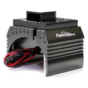 PowerHobby Aluminum Motor Heat Sink PHF10FANSILVER