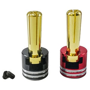 PowerHobby - Heatsink Bullet Plug Grips w/5mm Bullets