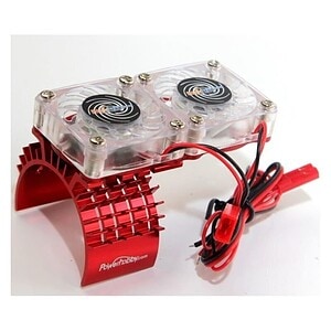 PowerHobby  4X4 Aluminum Motor Heatsink Twin Cooling PHBFSRED