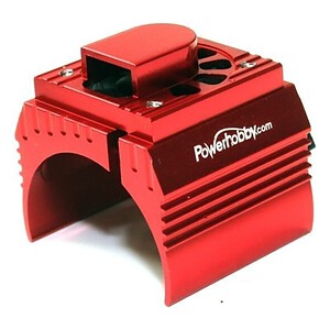 PowerHobby  Aluminum Motor Heatsink Cool Red PHF10FANRED