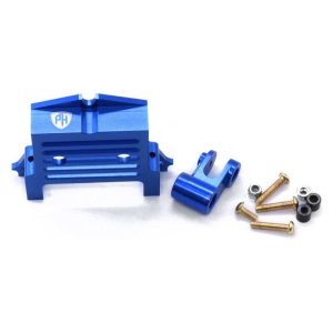 PowerHobby Aluminum Servo Adapter FOR Traxxas X-Maxx / Maxx Slash Blue