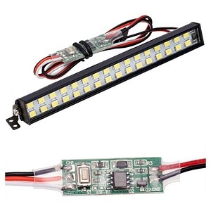 PowerHobby PowerHobby 102MM RC Double Row 32 LED Lightbar w/Controller for 1/10 1/8