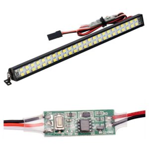 PowerHobby 147MM RC Double Row 48 LED Lightbar w/Controller for 1/10 1/8