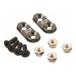 Protoform Aluminum Wing Mounts Gun Metal 1/10 PRO605401