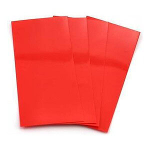 Racers Edge Red Battery Shrink Wrap 3 Inch Wide 2 Inch Long RCE2321R