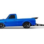1/10 Traxxas 1967 Chevrolet C10 Drag Slash Extreme Heavy Duty - Blue - 94076-4-c10-drag-slash-blue-side-rtol_11 1/10 Traxxas 1967 Chevrolet C10 Drag Slash Extreme Heavy Duty - Blue