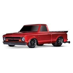 1/10 Traxxas 1967 Chevrolet C10 Drag Slash Extreme Heavy Duty - Red