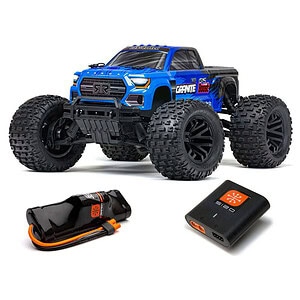 1/10 Granite 4X2 Boost Mega 550 Brushed Monster Truck  Blue with Battery & Charger