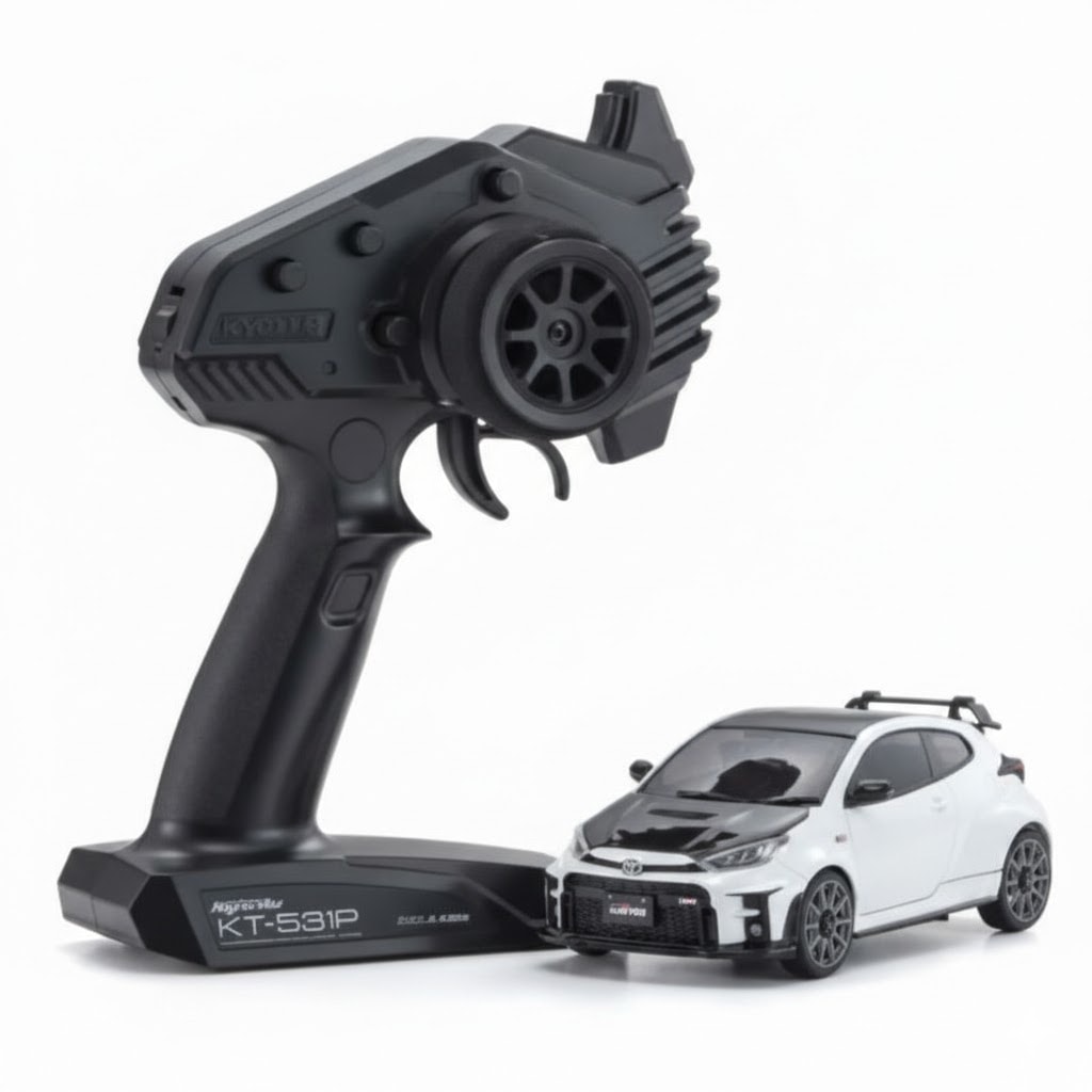1/28 Kyosho Mini-Z Toyota GRMN Yaris Circuit Package White Pearl