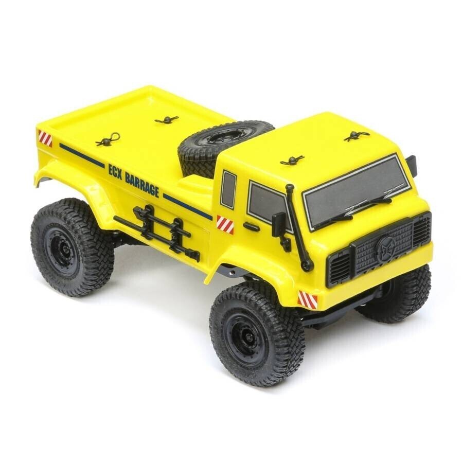 Ec4x Rouge 1/24 ECX Barrage UV RTR 4WD Scaler Crawler - Yellow ECX00019T2