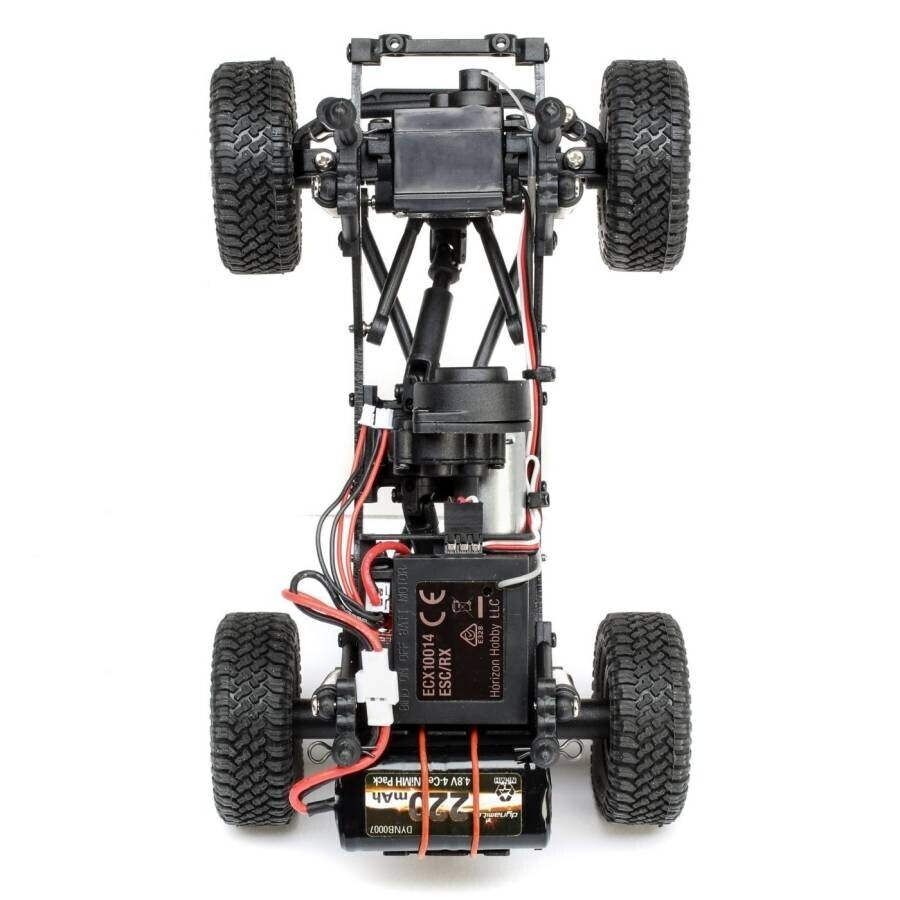 Ec4x Rouge 1/24 ECX Barrage UV RTR 4WD Scaler Crawler - Yellow ECX00019T2