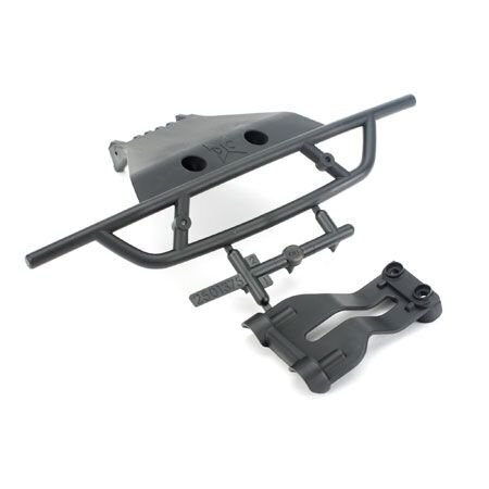 Durable front bumper replacement for remote control cars, offering enhanced protection and performance.