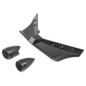 ECX Front Bumper and Headlights 1.9 Doomsday Black ECX220006