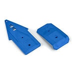 Pro-Line Bash Armor F/R Skid Plates for ARRMA 3S Vehicles Blue PRO639506
