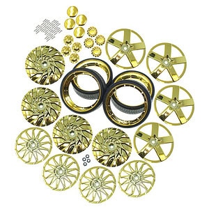 Redcat Racing Gold 26 inch Wheel & Tire Combo Kit (3 Styles)