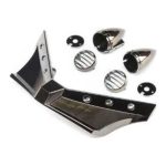 ECX Front Bumper and Headlights Doomsday Black/Chrome ECX220002