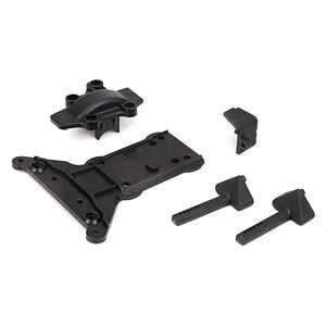 ECX Gear Cover/Kick Plate/Battery Mounts 1/10 4WD ECX231010