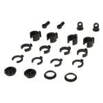 ECX Top Bottom and Shock Ends 1/10 4WD All 	ECX233002