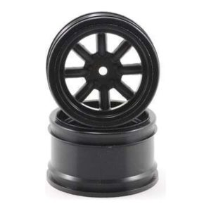 HPI 31mm Vintage 8-Spoke Wheel - Chrome (2-Pack)