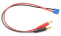 PTK  RC Heavy Duty EC3 Style Charge Lead - Male EC3 to 4mm Banana Plugs