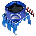 PowerHobby 1/8 Aluminum High Speed LED Lights Cooling Fan Heatsink Mount Blue PHT1299