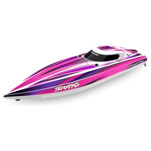 Traxxas 26in Disruptor 4S Self-Righting Boat Pink