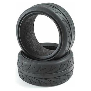 Losi V100 V1 Performance S Compound Tire 67x26mm (2)