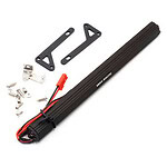 Yeah Racing 1/10 Alum Bright LED Light Bar Black - 1/10 Truck Crawler
