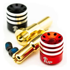1Up Racing Heatsink Bullet Plugs - 4/5mm Stepped 1UP190437