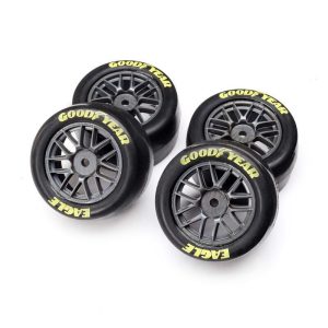 Losi Goodyear Eagle Mounted Tires - Medium (4) (Fits NG)
