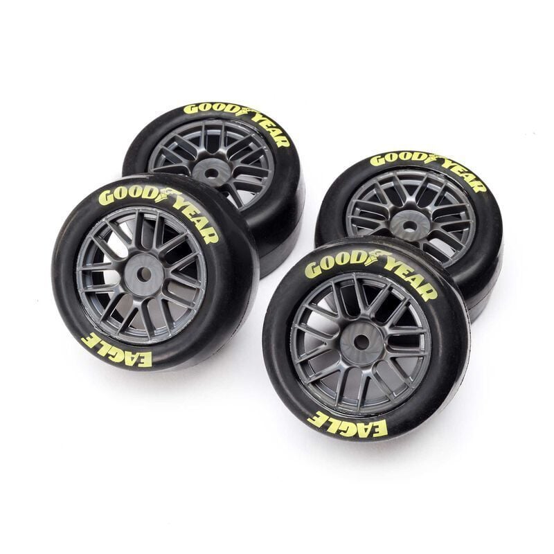 Losi Goodyear Eagle Mounted Tires - Medium (4) (Fits NG)