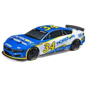 1/12 Michael McDowell No. 34 Horizon Hobby 2024 Ford Mustang AWD LOSI NASCAR RC Racecar