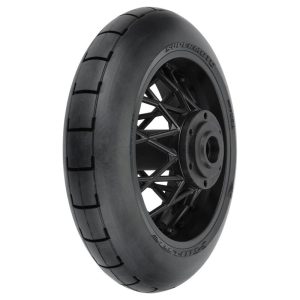 Pro-Line PM-MX - Rear Supermoto Motorcycle Tire Pre-Mounted - Black (S3) (1)