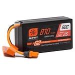 Spektrum RC 7.4V 810mAh 2S Smart G2 50C LiPo - IC2 Hardcase / EC2 Adapter Included