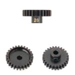 Tekno RC 26T M5 Hardened Steel Pinion Gear MOD1 5mm Bore M5 Set Screw TKR4186