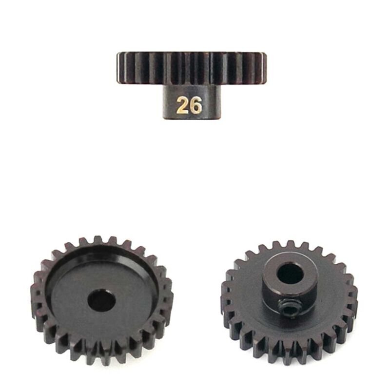 Tekno RC 26T M5 Hardened Steel Pinion Gear MOD1 5mm Bore M5 Set Screw TKR4186