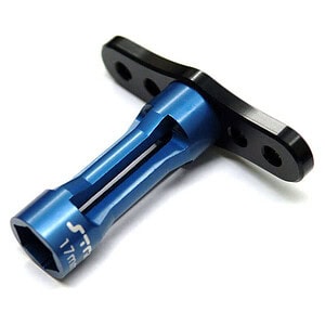 ST Racing Concepts CNC Machined Aluminum Long Shack 17mm Hex Nut Wrench - Black/Blue STRRA17BKB