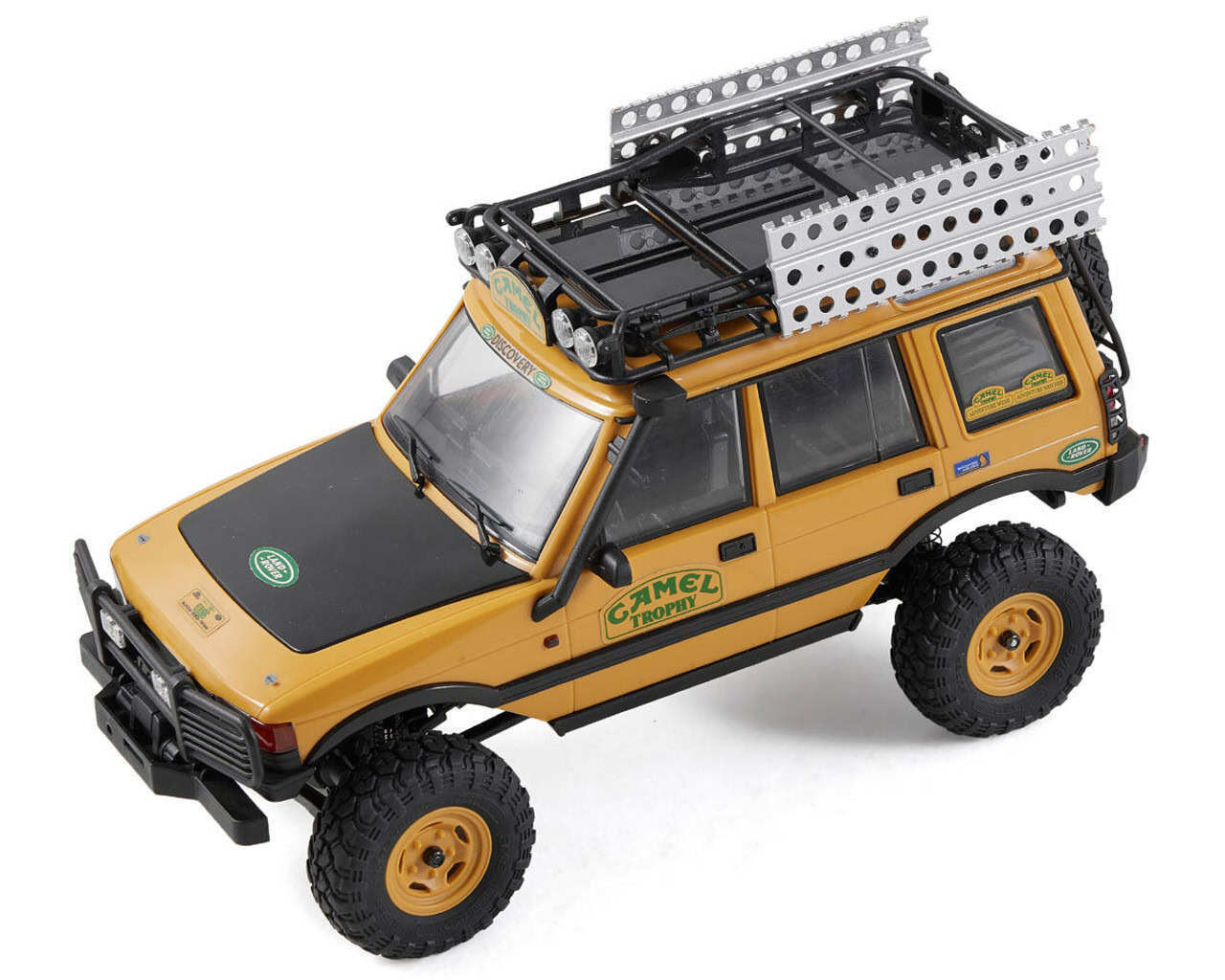 1/24 FMS FCX24M Land Rover Discovery First Gen Camel Trophy Edition RTR FMS12483RTRYL