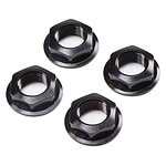 Losi 17mm Flanged Wheel Nut Black (4): Super Rock Rey LOS252112